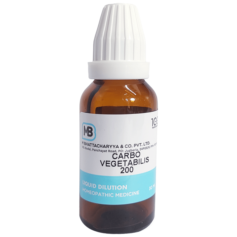 MB Carbo Vegetabilis Dilution 200 bottle of 30 ml Dilution MB Carbo Vegetabilis Dilution 200 bottle of 30 ml Dilution