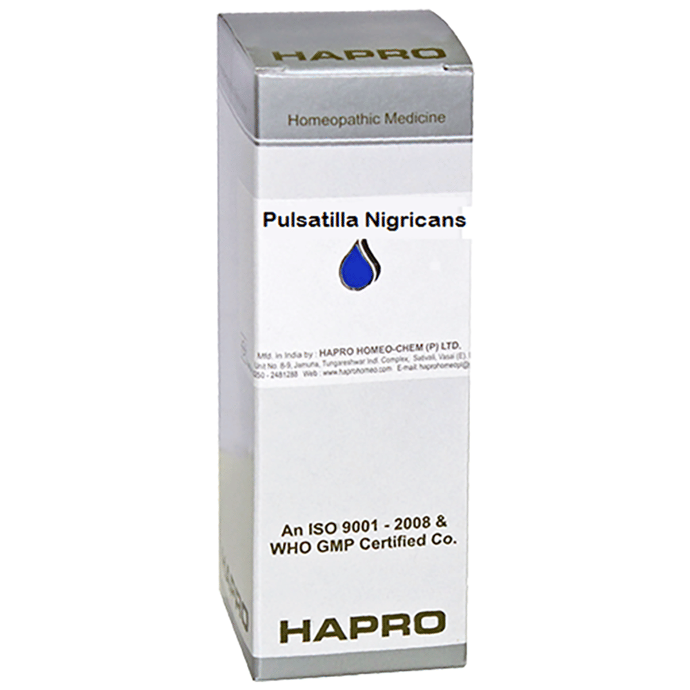 Hapro Pulsatilla Nigricans Dilution 50M bottle of 100 ml Dilution