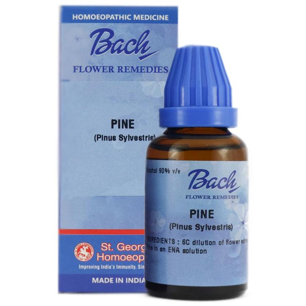 St. George‚Äôs Bach Flower Pine 6 CH bottle of 100 ml Dilution