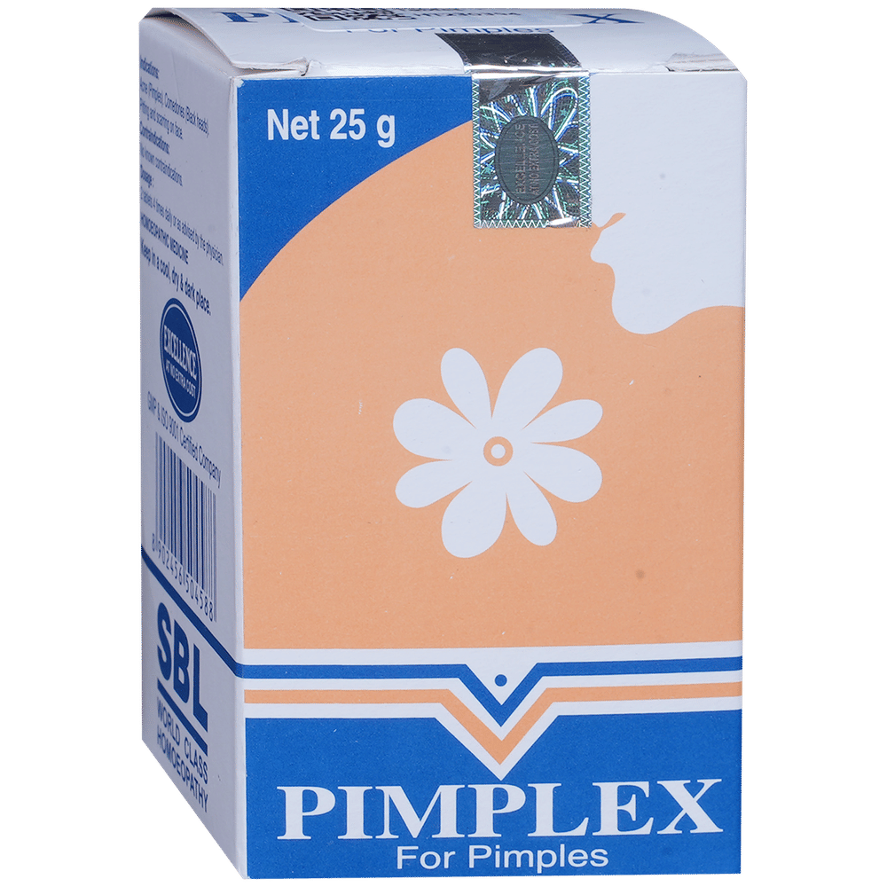 SBL Pimplex Tablet bottle of 25 gm Tablet