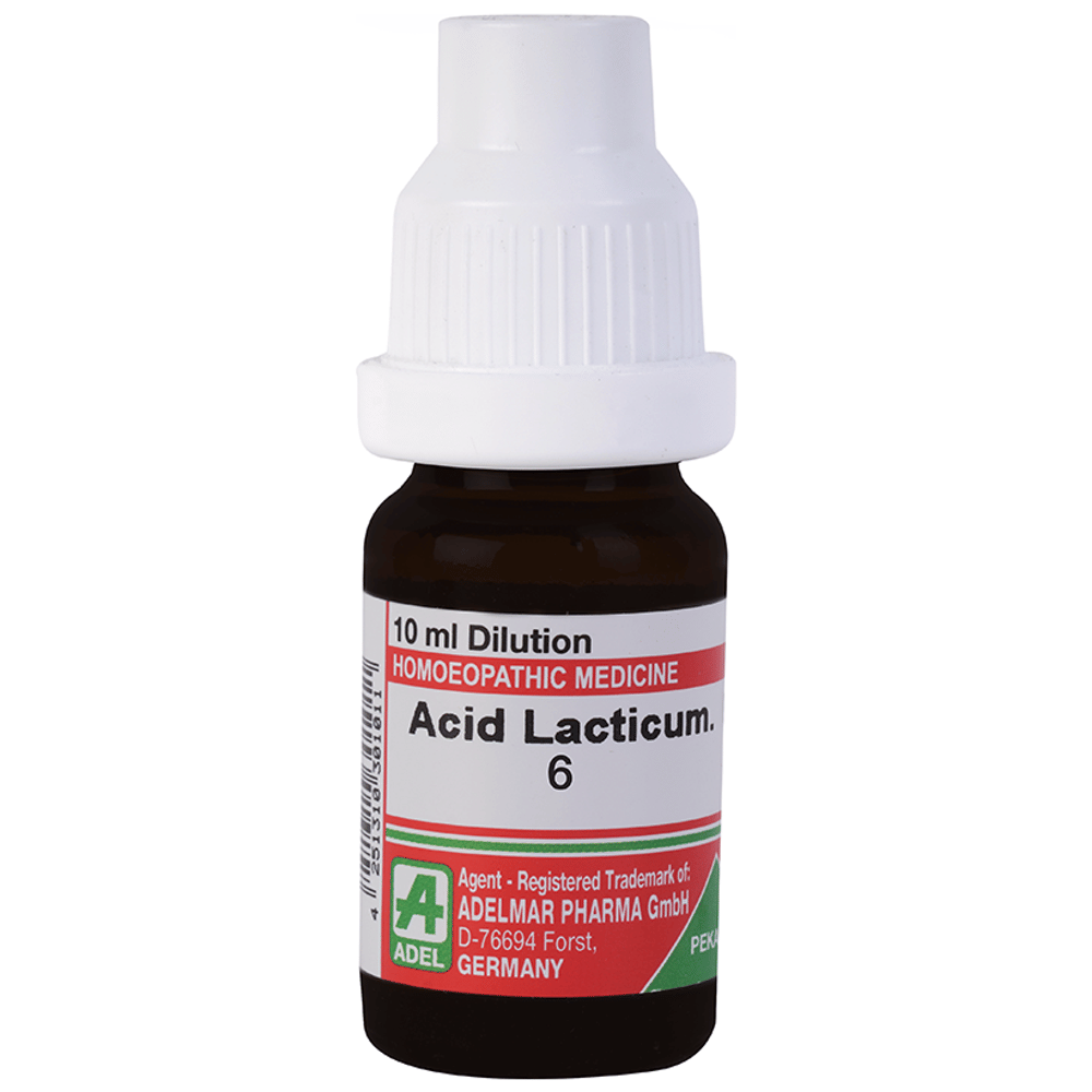 ADEL Acid Lacticum Dilution 6 bottle of 10 ml Dilution