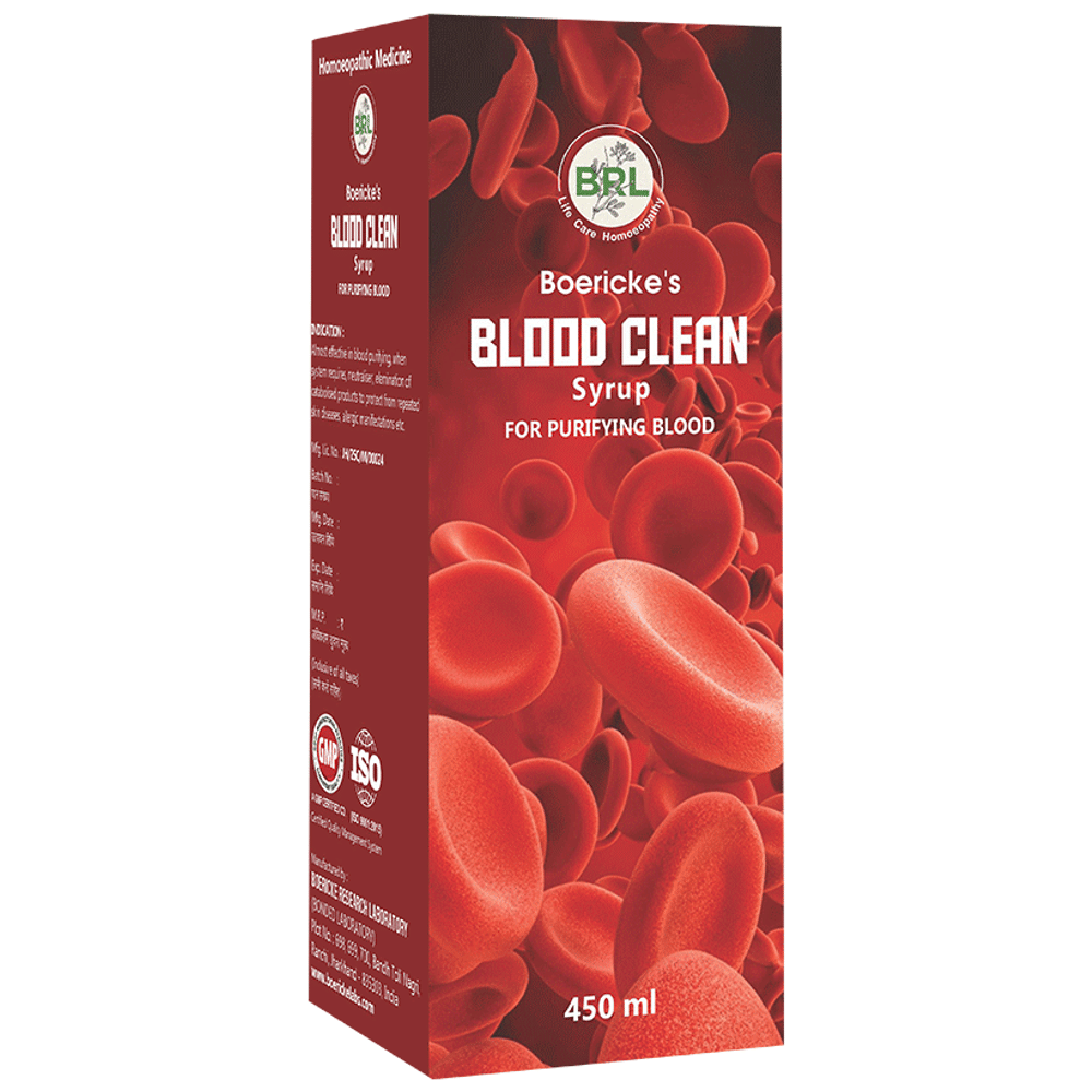 BRL Blood Clean Syrup bottle of 450 ml Syrup
