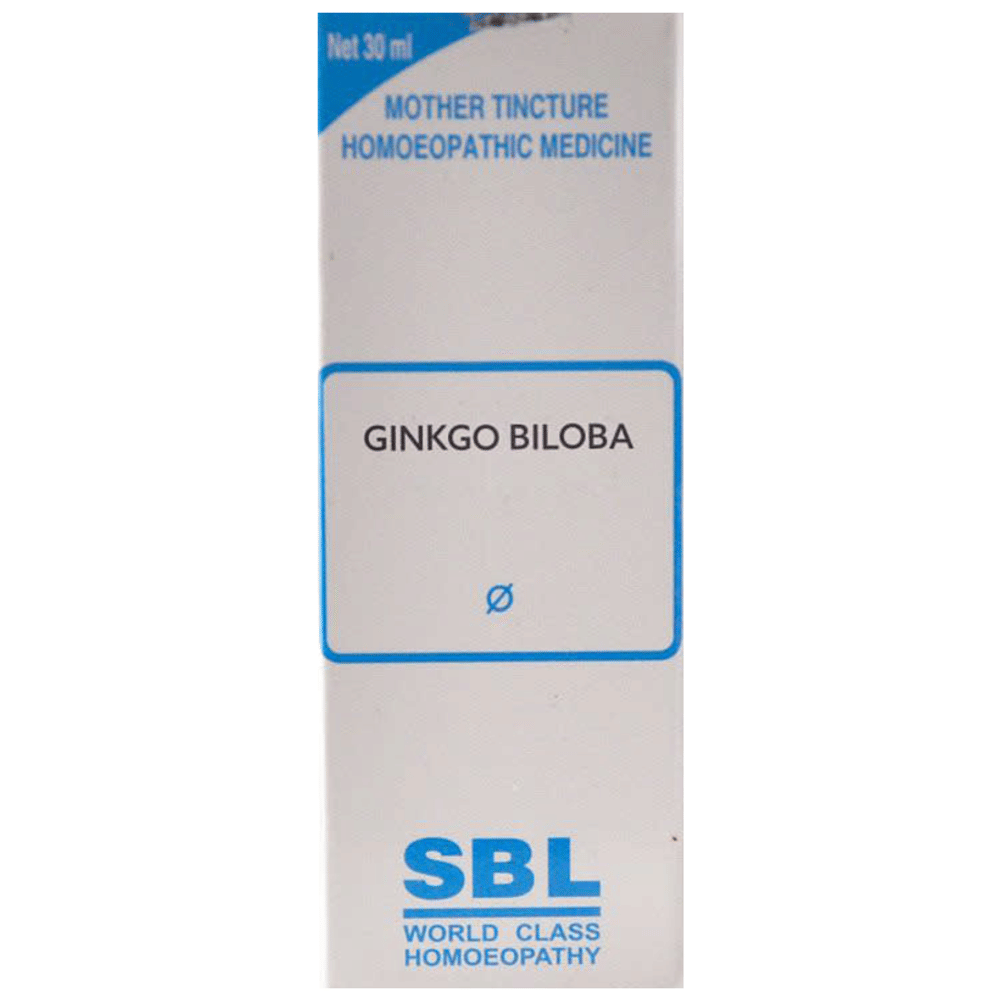 SBL Ginkgo Biloba Mother Tincture Q bottle of 30 ml Mother Tincture