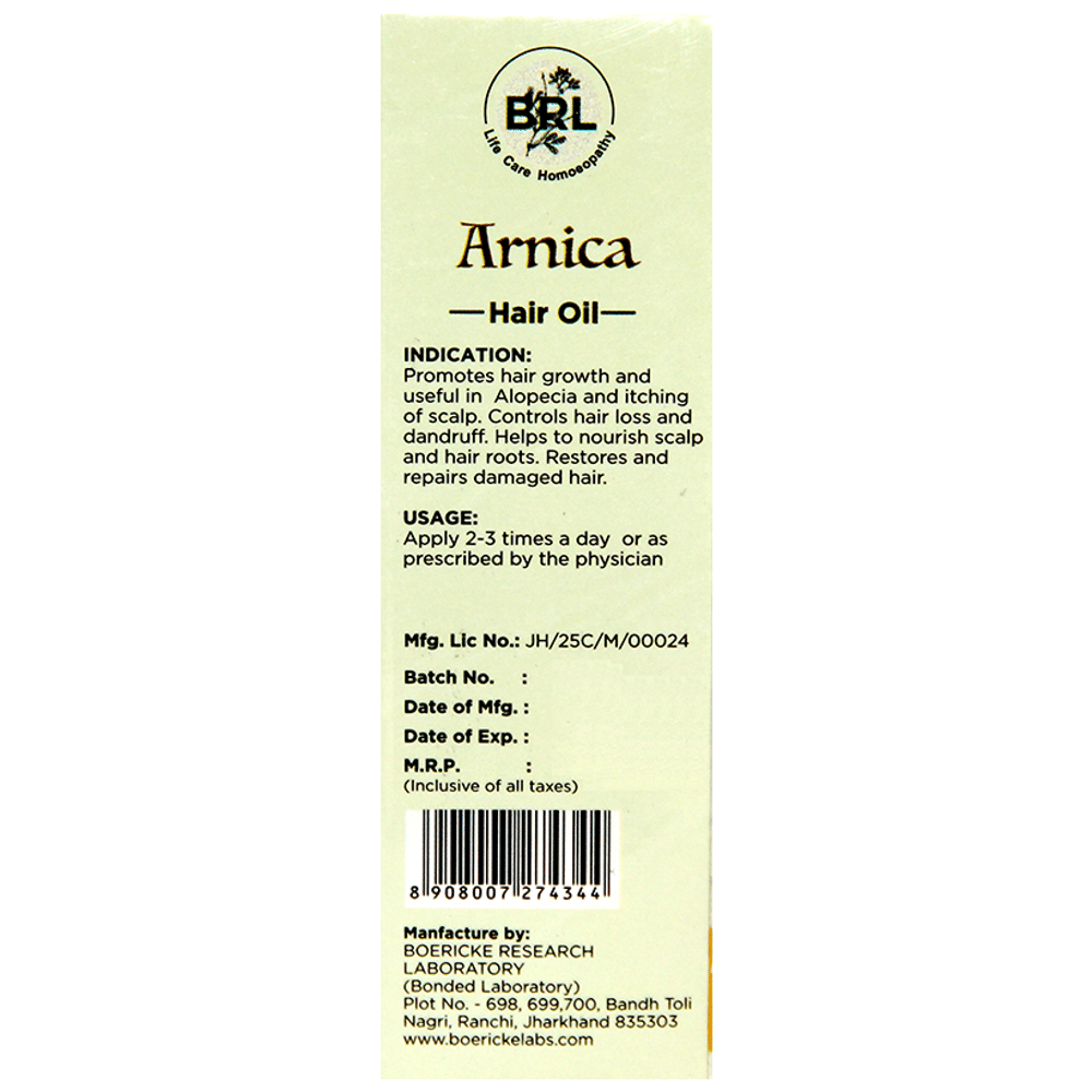 BRL Arnica Hair Oil bottle of 110 ml Oil BRL Arnica Hair Oil bottle of 110 ml Oil