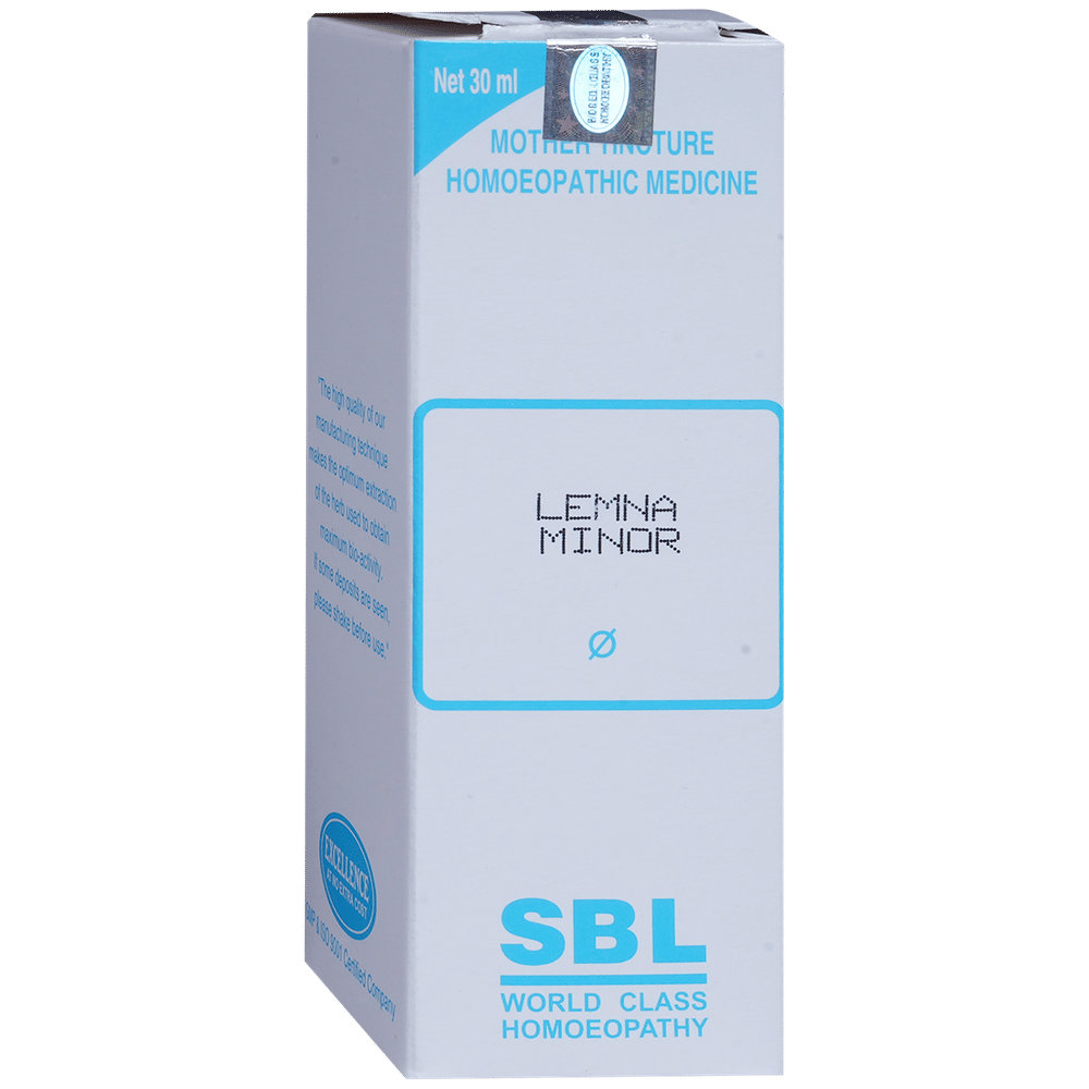SBL Lemna Minor Mother Tincture Q bottle of 30 ml Mother Tincture