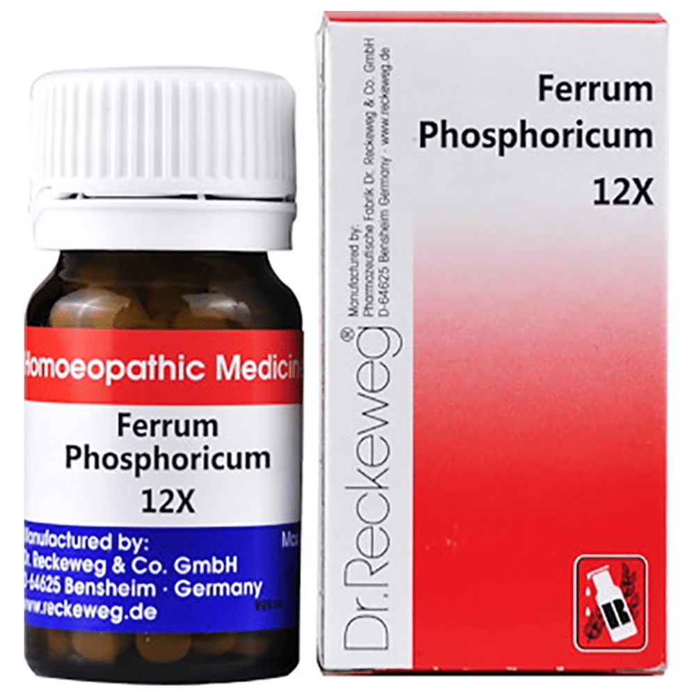 Dr. Reckeweg Ferrum Phosphoricum Biochemic Tablet 12X bottle of 20 gm Biochemic Tablet Dr. Reckeweg Ferrum Phosphoricum Biochemic Tablet 12X bottle of 20 gm Biochemic Tablet
