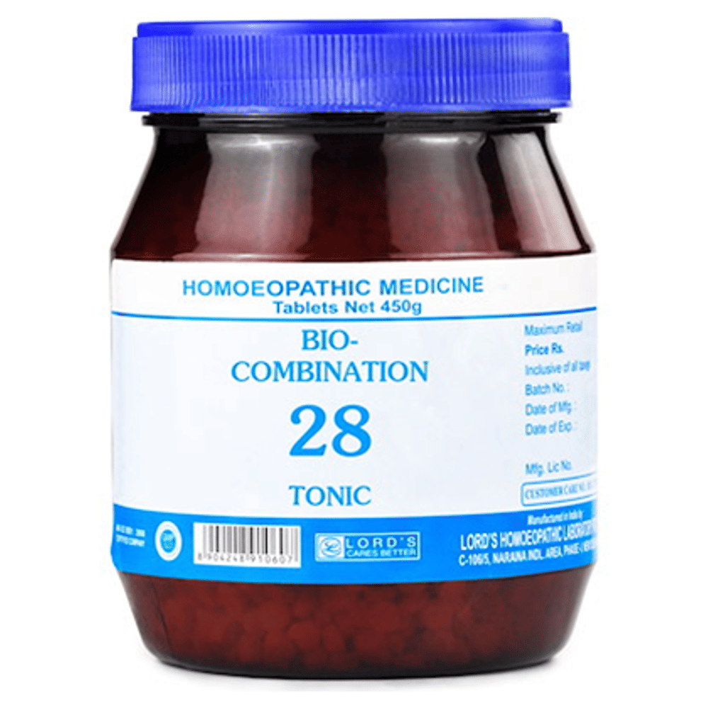 Lord's Bio-Combination 28 Tablet bottle of 450 gm Biocombination Tablet