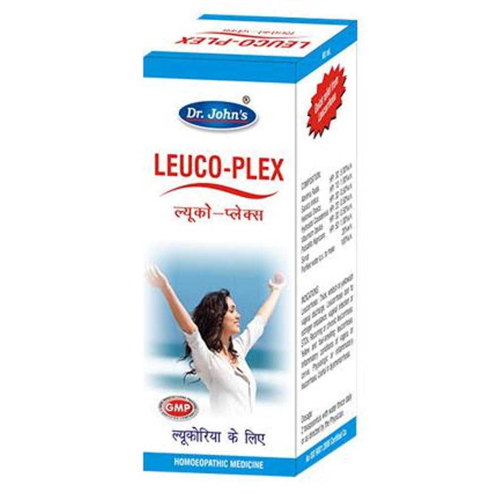 Dr. Johns Leuco-Plex Syrup bottle of 200 ml Syrup