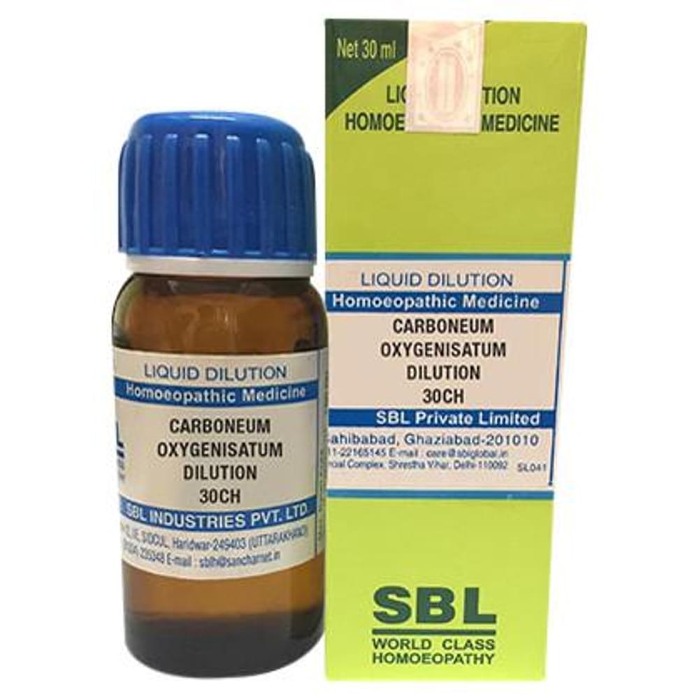 SBL Carboneum Oxygenisatum Dilution 30 CH bottle of 30 ml Dilution