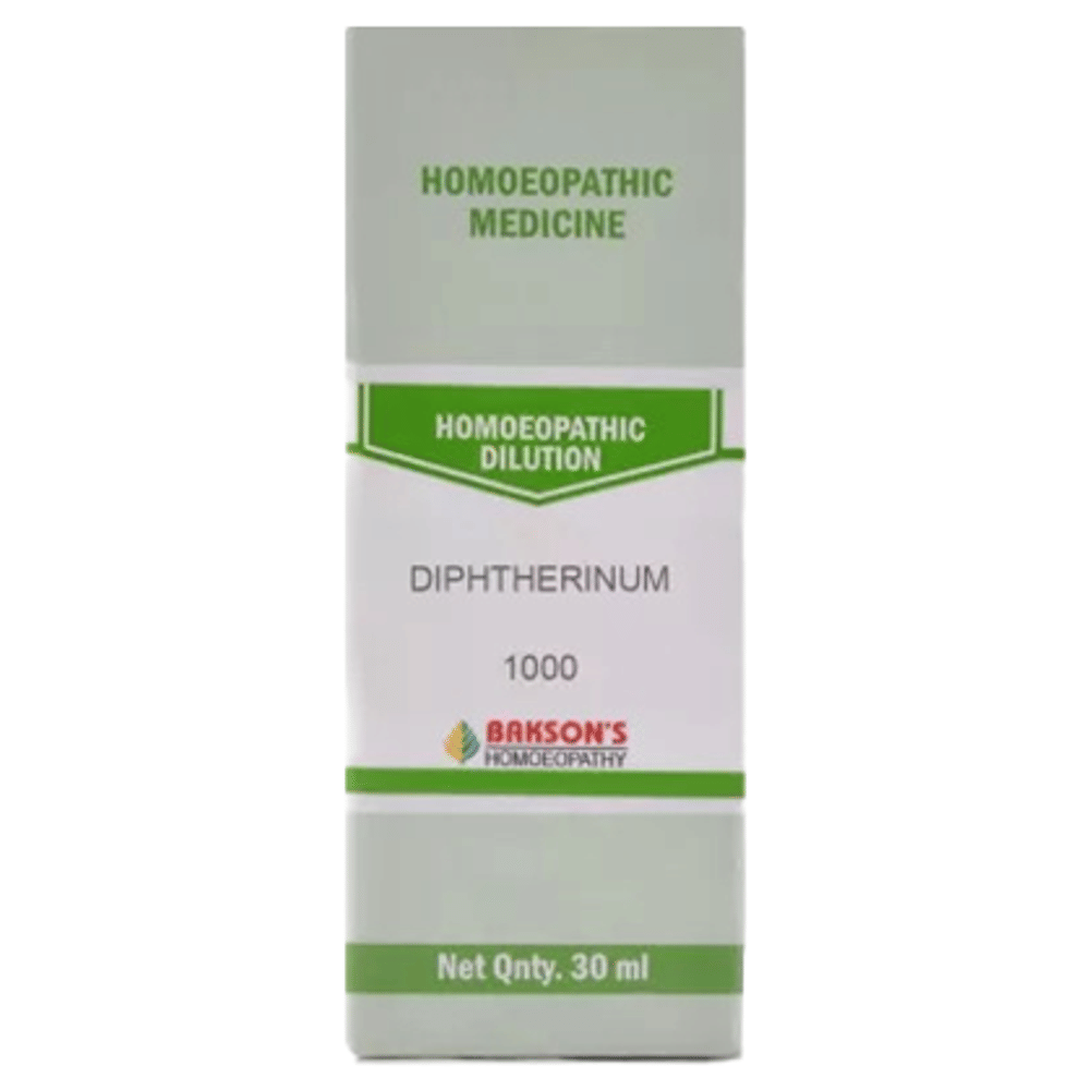 Bakson's Homeopathy Diphtherinum Dilution 1000 CH bottle of 30 ml Dilution Bakson's Homeopathy Diphtherinum Dilution 1000 CH bottle of 30 ml Dilution