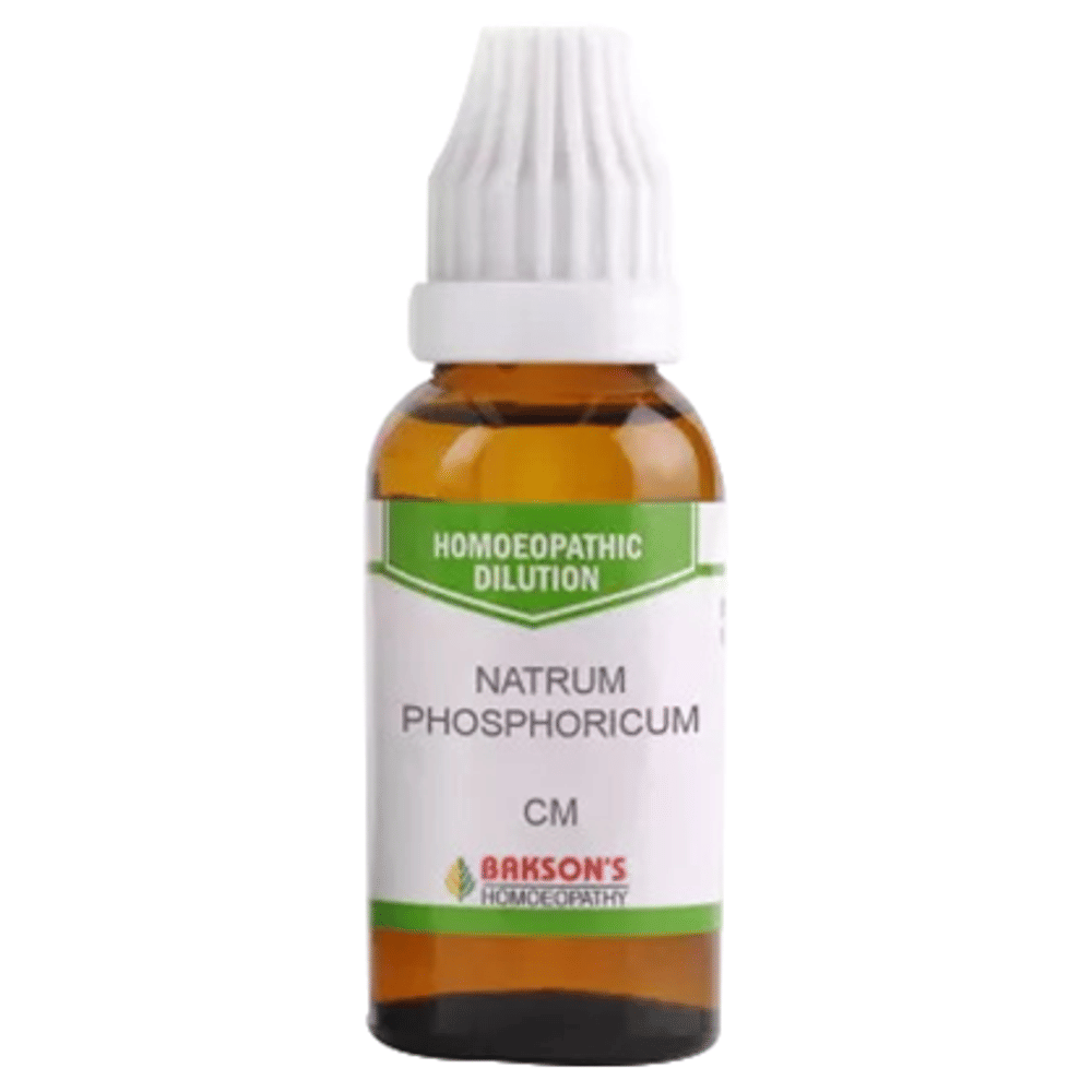 Bakson's Homeopathy Natrum Phosphoricum Dilution CM bottle of 30 ml Dilution Bakson's Homeopathy Natrum Phosphoricum Dilution CM bottle of 30 ml Dilution