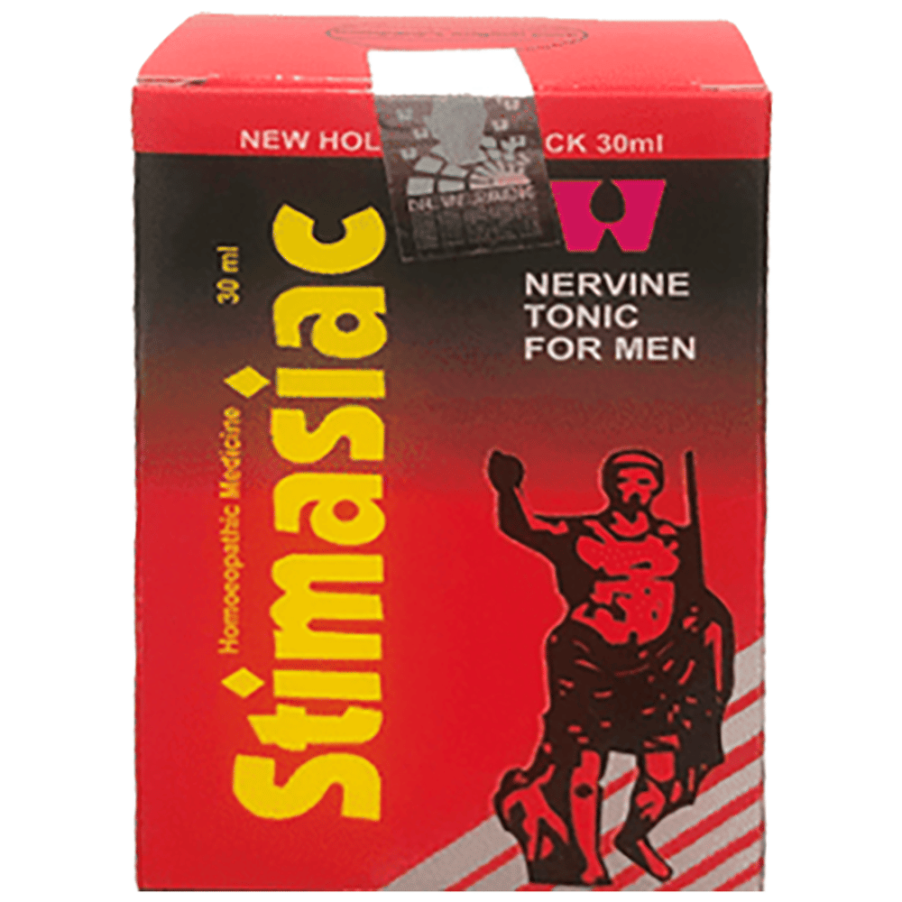 Dr. Wellmans Stimasiac Nervine Tonic for Men bottle of 30 ml Tonic