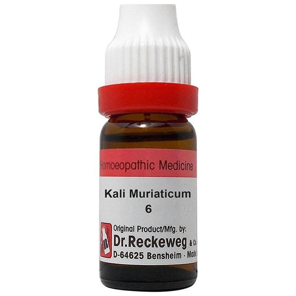 Dr. Reckeweg Kali Muriaticum Dilution 6 CH bottle of 11 ml Dilution Dr. Reckeweg Kali Muriaticum Dilution 6 CH bottle of 11 ml Dilution