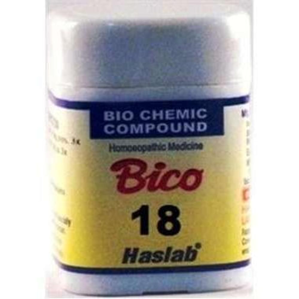 Haslab Bico 18 Biochemic Compound Tablet bottle of 20 gm Tablet Haslab Bico 18 Biochemic Compound Tablet bottle of 20 gm Tablet