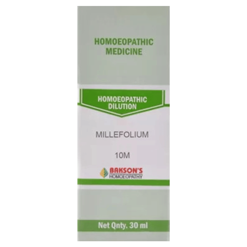 Bakson's Homeopathy Millefolium Dilution 10M bottle of 30 ml Dilution
