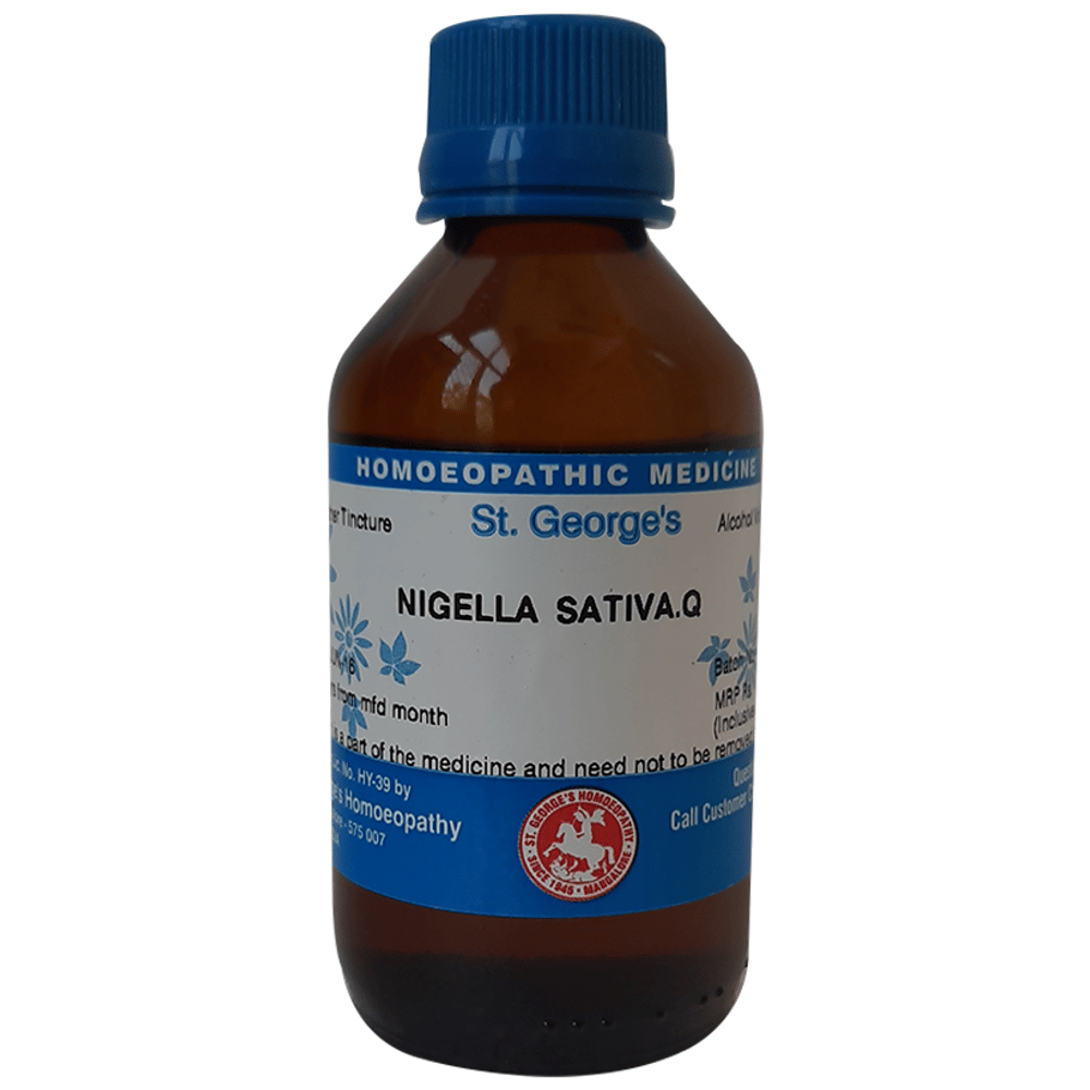 St. George‚Äôs Nigella Sativa Mother Tincture Q bottle of 100 ml Mother Tincture