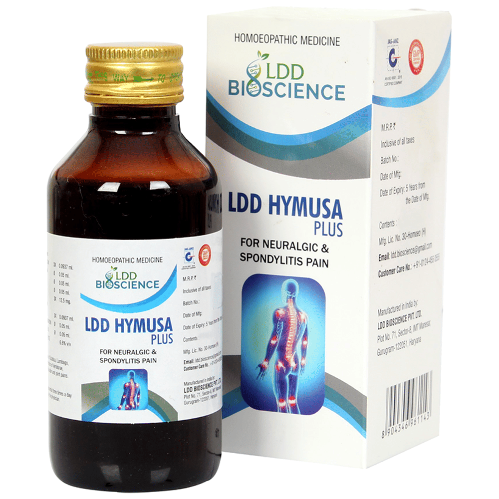 LDD Hymusa Plus Syrup bottle of 115 ml Syrup