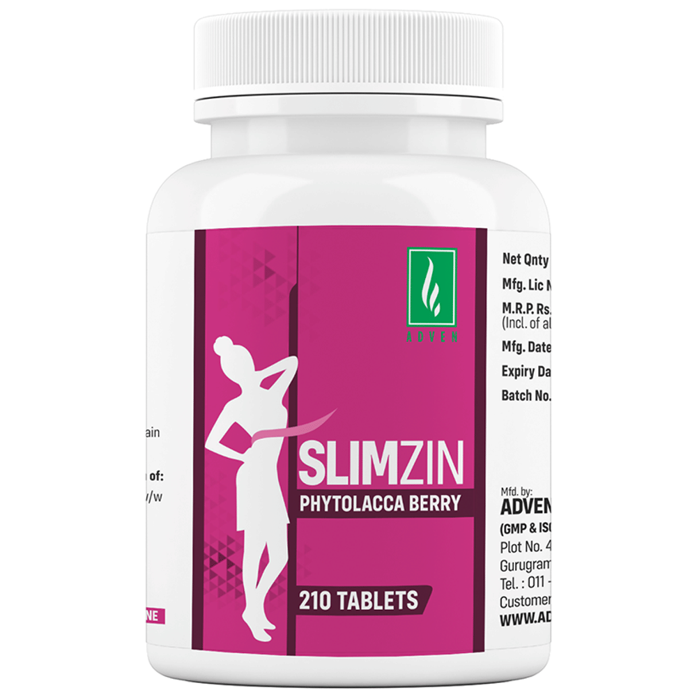 Adven Slimzin Tablet bottle of 210 tablets