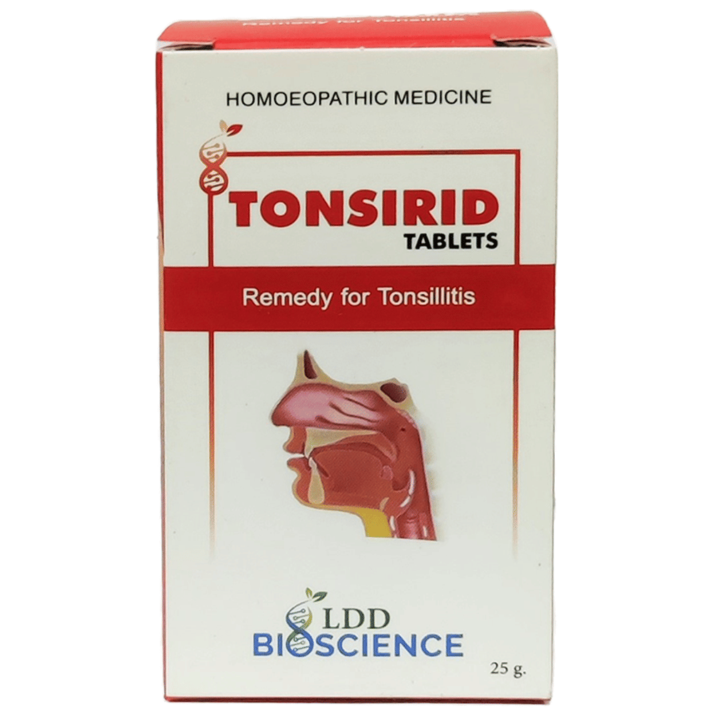 LDD Bioscience Tonsirid Tablet bottle of 25 gm Tablet