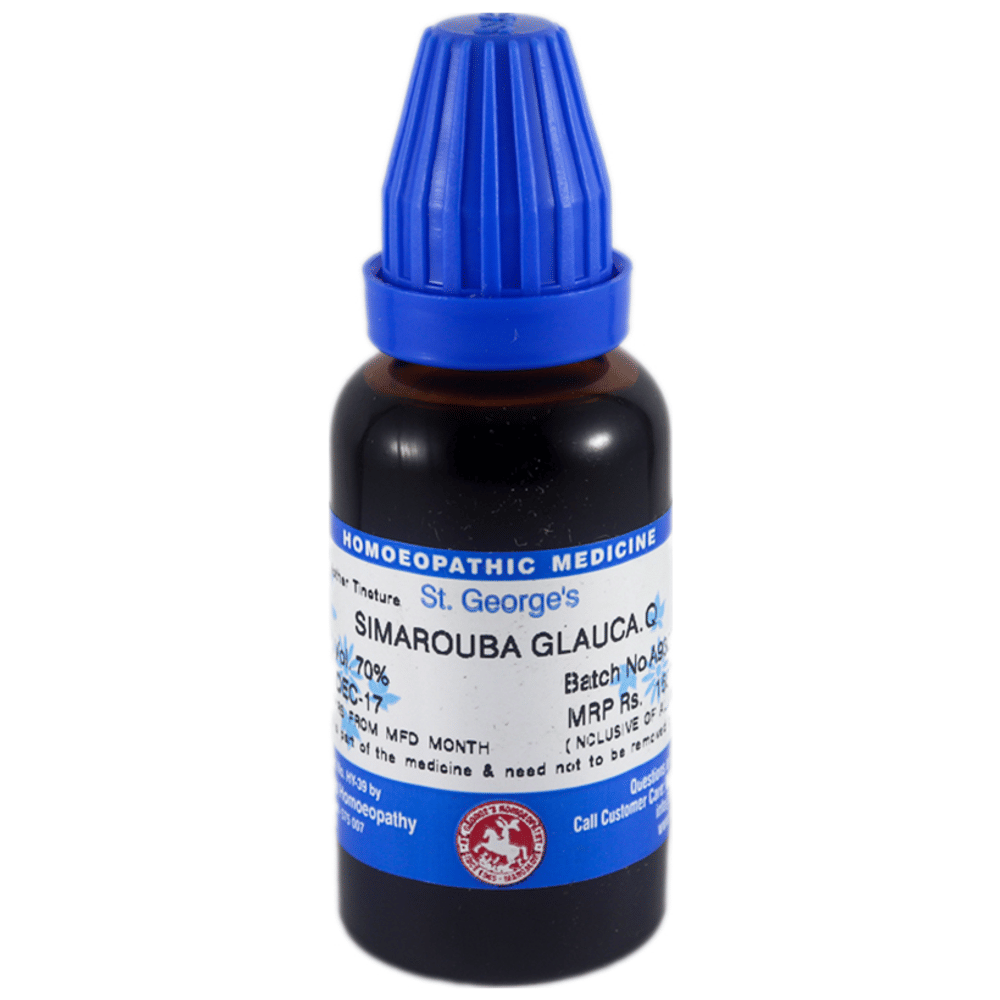 St. George’s Simarouba Glauca Mother Tincture Q bottle of 30 ml Mother Tincture St. George’s Simarouba Glauca Mother Tincture Q bottle of 30 ml Mother Tincture