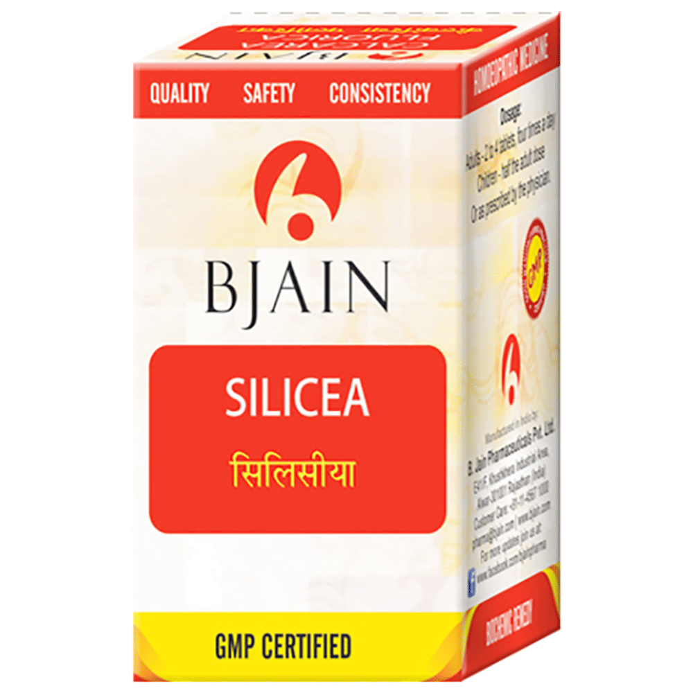 Bjain Silicea Biochemic Tablet 30X bottle of 25 gm Biochemic Tablet Bjain Silicea Biochemic Tablet 30X bottle of 25 gm Biochemic Tablet