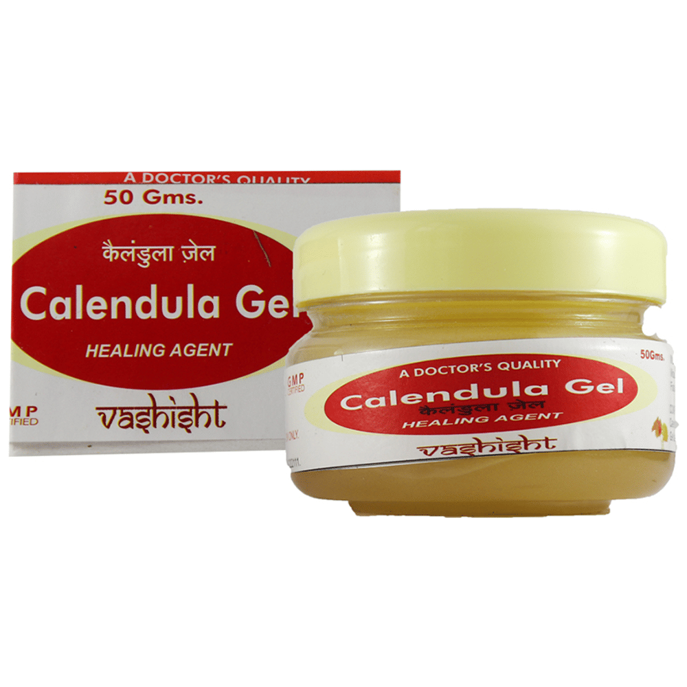 Vashisht Calendula Gel jar of 50 gm Gel
