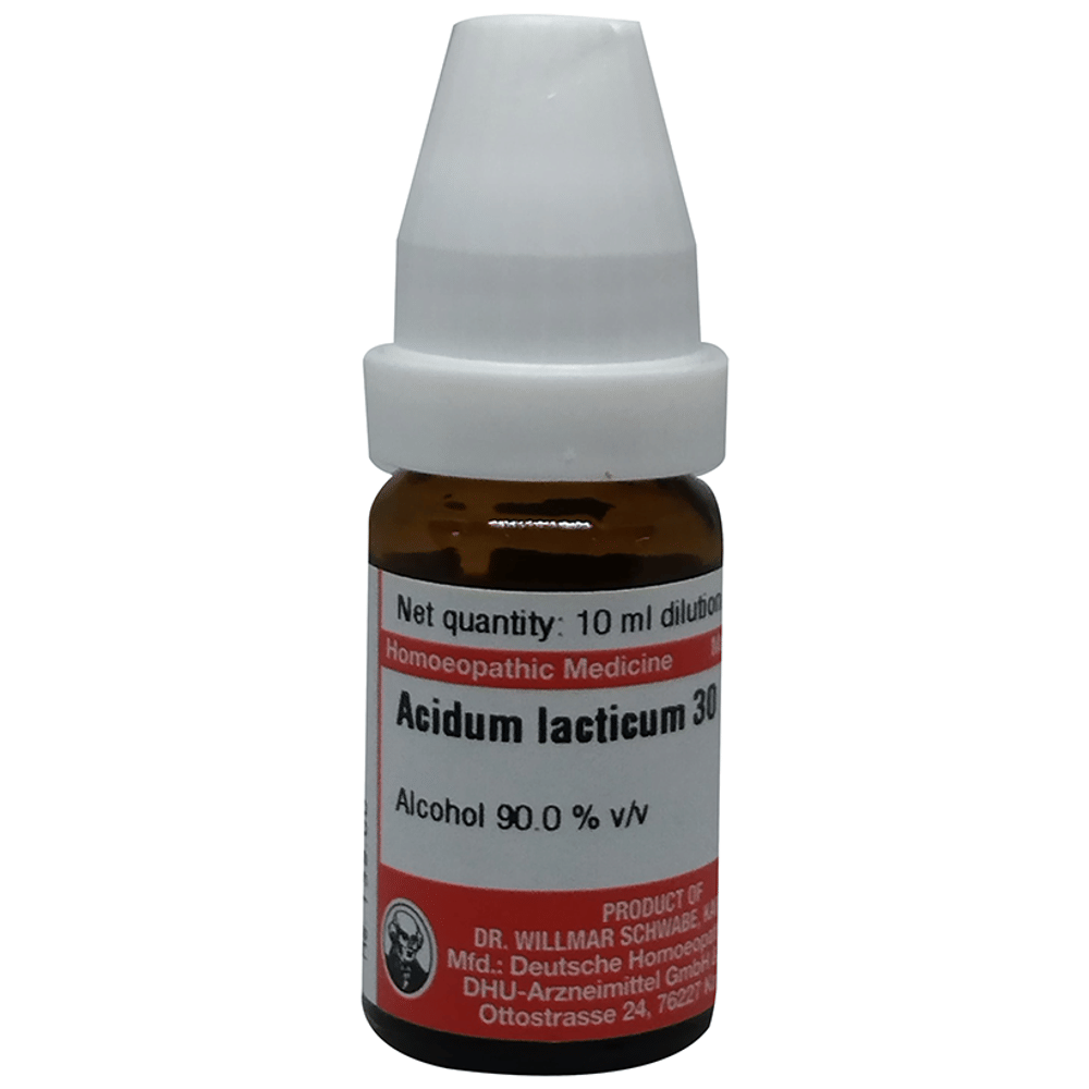 Dr Willmar Schwabe Germany Acidum Lacticum Dilution 30 bottle of 10 ml Dilution