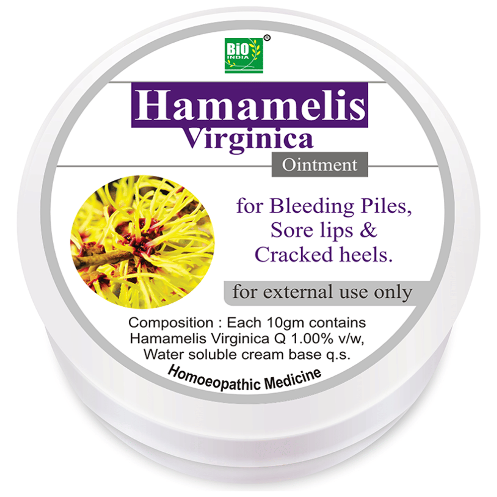 Bio India Hamamelis Virginica Ointment jar of 30 gm Ointment