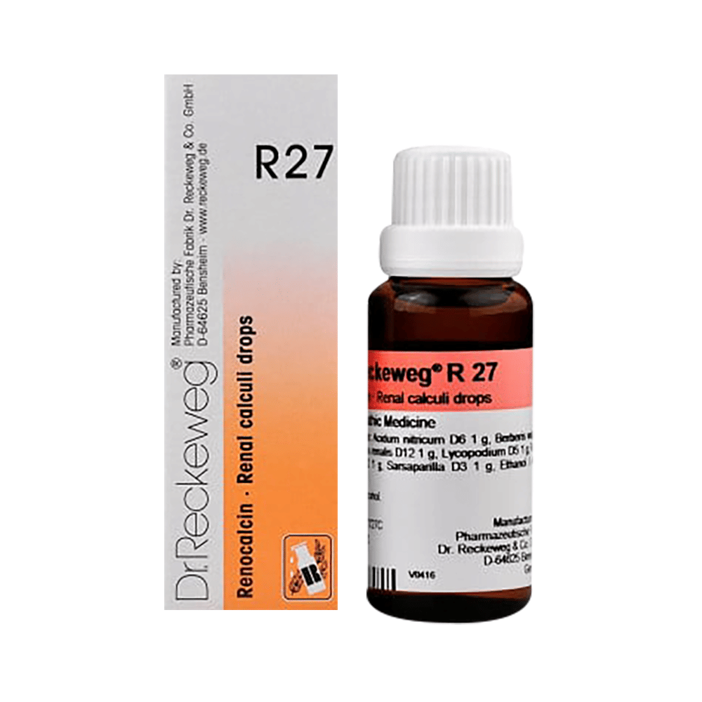 Combo Pack of Dr. Reckeweg Berberis Vul Mother Tincture Q (20ml) & Dr. Reckeweg R27 Renal Calculi Drop (22ml) combo pack of 2 bottles Combo Pack of Dr. Reckeweg Berberis Vul Mother Tincture Q (20ml) & Dr. Reckeweg R27 Renal Calculi Drop (22ml) combo pack of 2 bottles