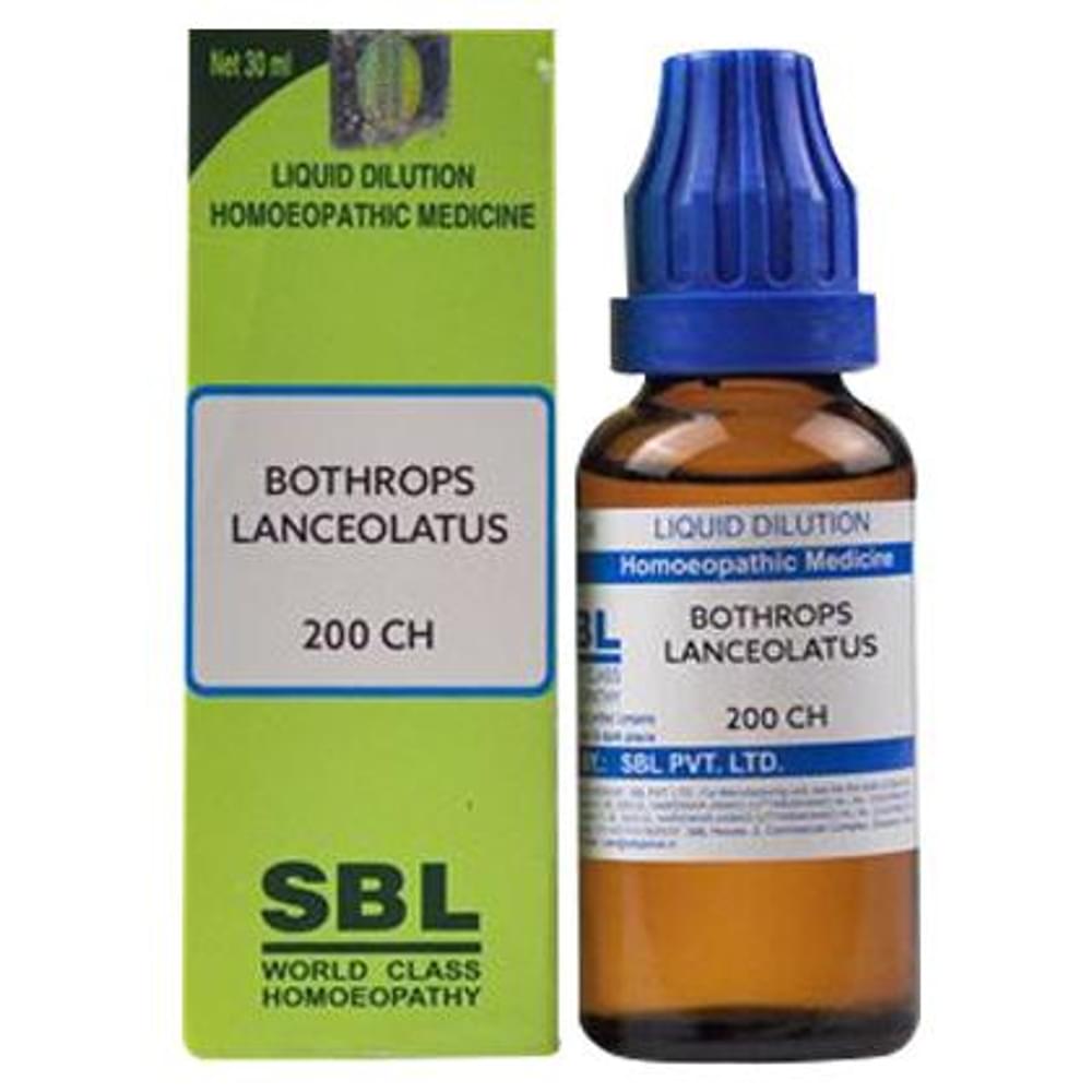 SBL Bothrops Lanceolatus Dilution 200 CH bottle of 30 ml Dilution