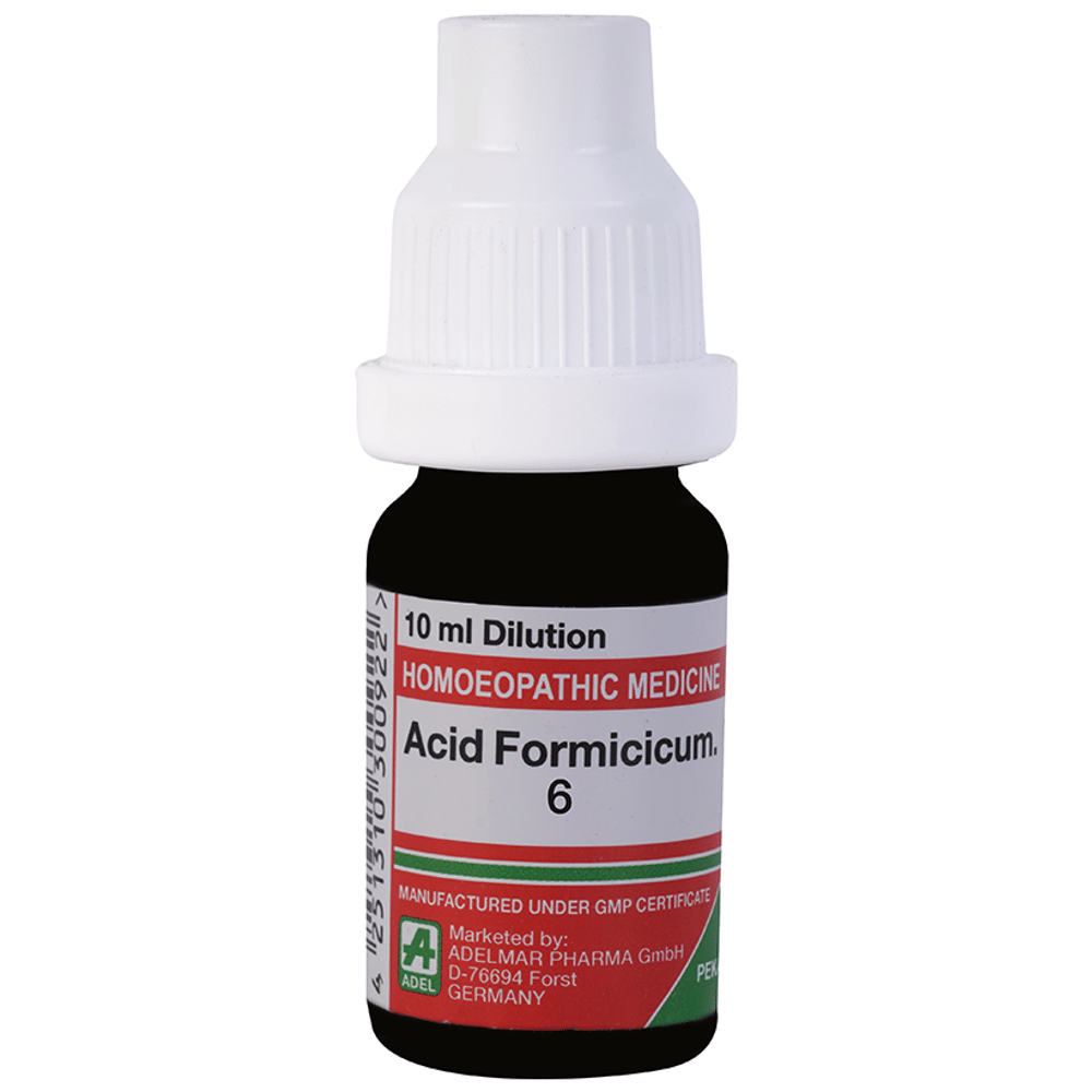 ADEL Acid Formicicum Dilution 6 bottle of 10 ml Dilution