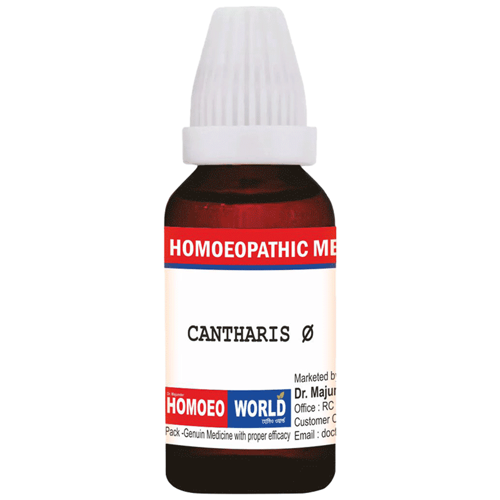 Dr. Majumder Homeo World Cantharis Mother Tincture (30ml Each) Q box of 1 Bottle