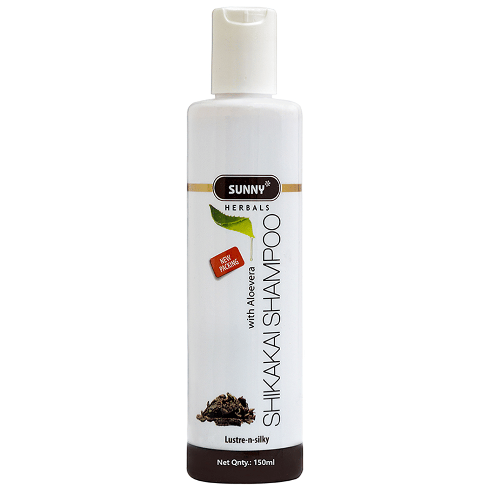 Sunny Herbals Shikakai Shampoo bottle of 150 ml Shampoo