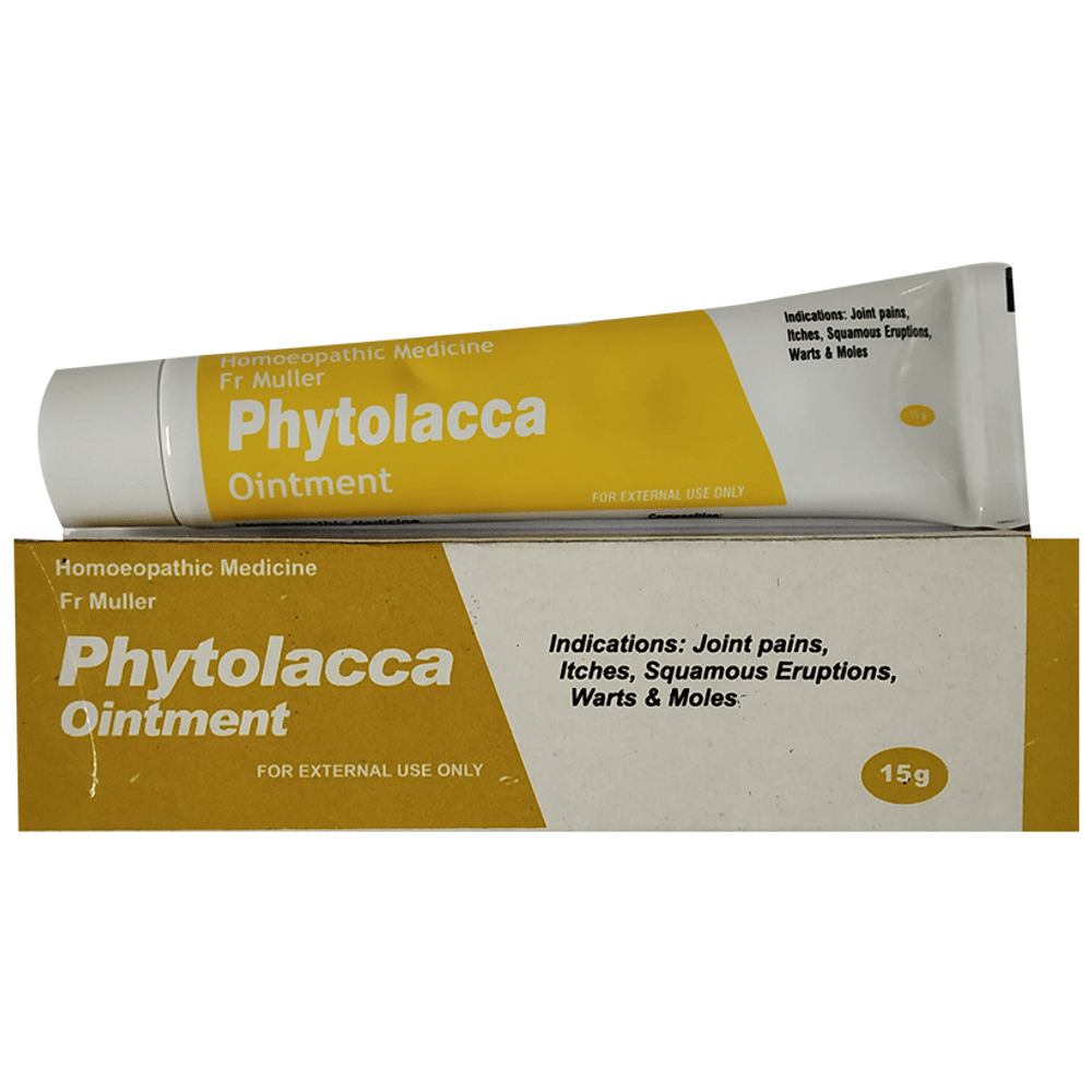 Fr Muller Phytolacca Ointment tube of 15 gm Ointment