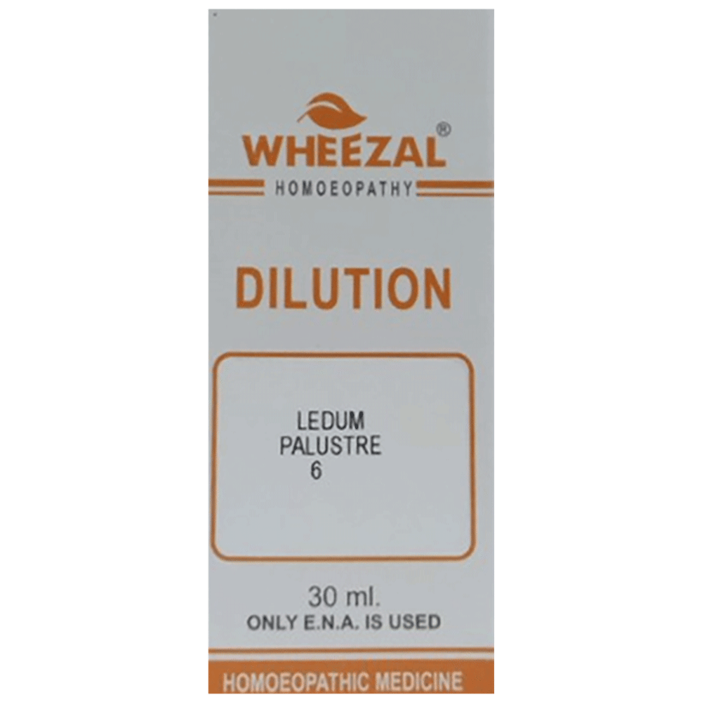 Wheezal Ledum Palustre Dilution 6 bottle of 30 ml Dilution