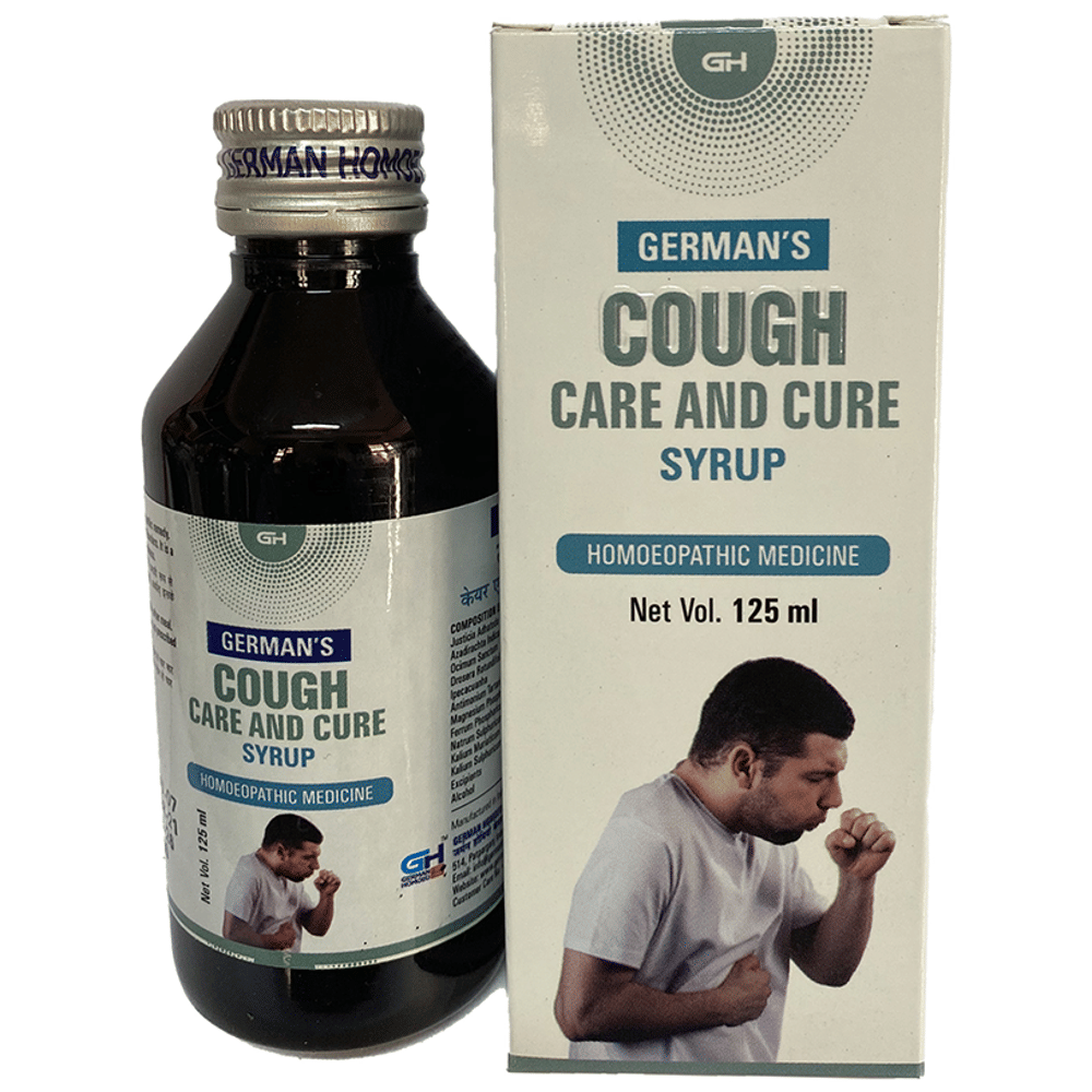 German's Cough Care and Cure Syrup bottle of 125 ml Syrup