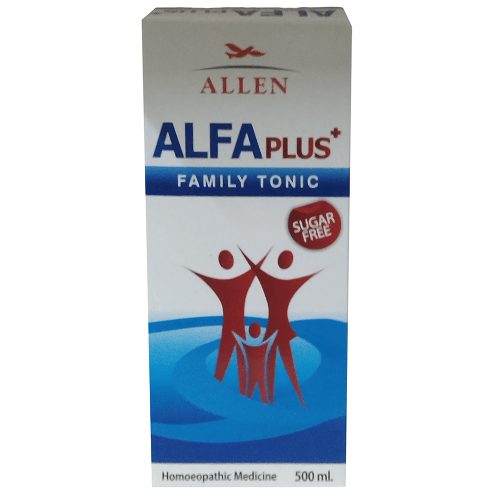 Allen Alfa Plus Sugar Free Family Tonic bottle of 500 ml Tonic