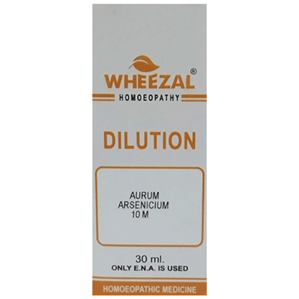 Wheezal Aurum Arsenicium Dilution 10M bottle of 30 ml Dilution