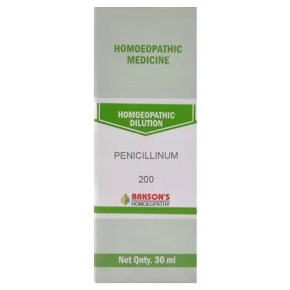 Bakson's Homeopathy Penicillinum Dilution 200 bottle of 30 ml Dilution Bakson's Homeopathy Penicillinum Dilution 200 bottle of 30 ml Dilution