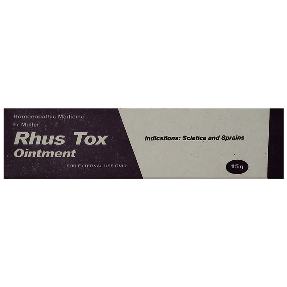 Fr Muller Rhus Tox Ointment tube of 15 gm Ointment