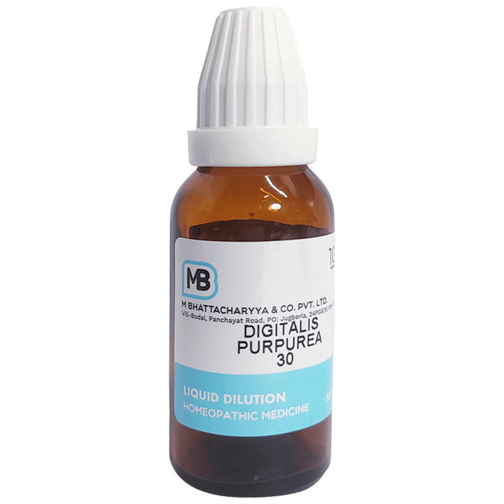 MB Digitalis Purpurea Dilution 30 bottle of 30 ml Dilution MB Digitalis Purpurea Dilution 30 bottle of 30 ml Dilution