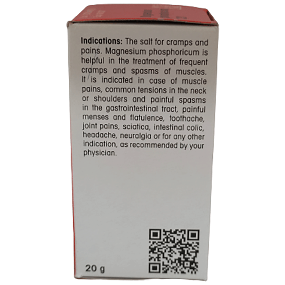 Dr Reckeweg &Co.gmbH Magnesium Phosphoricum Biochemic Tablet 12X bottle of 20 gm Biochemic Tablet