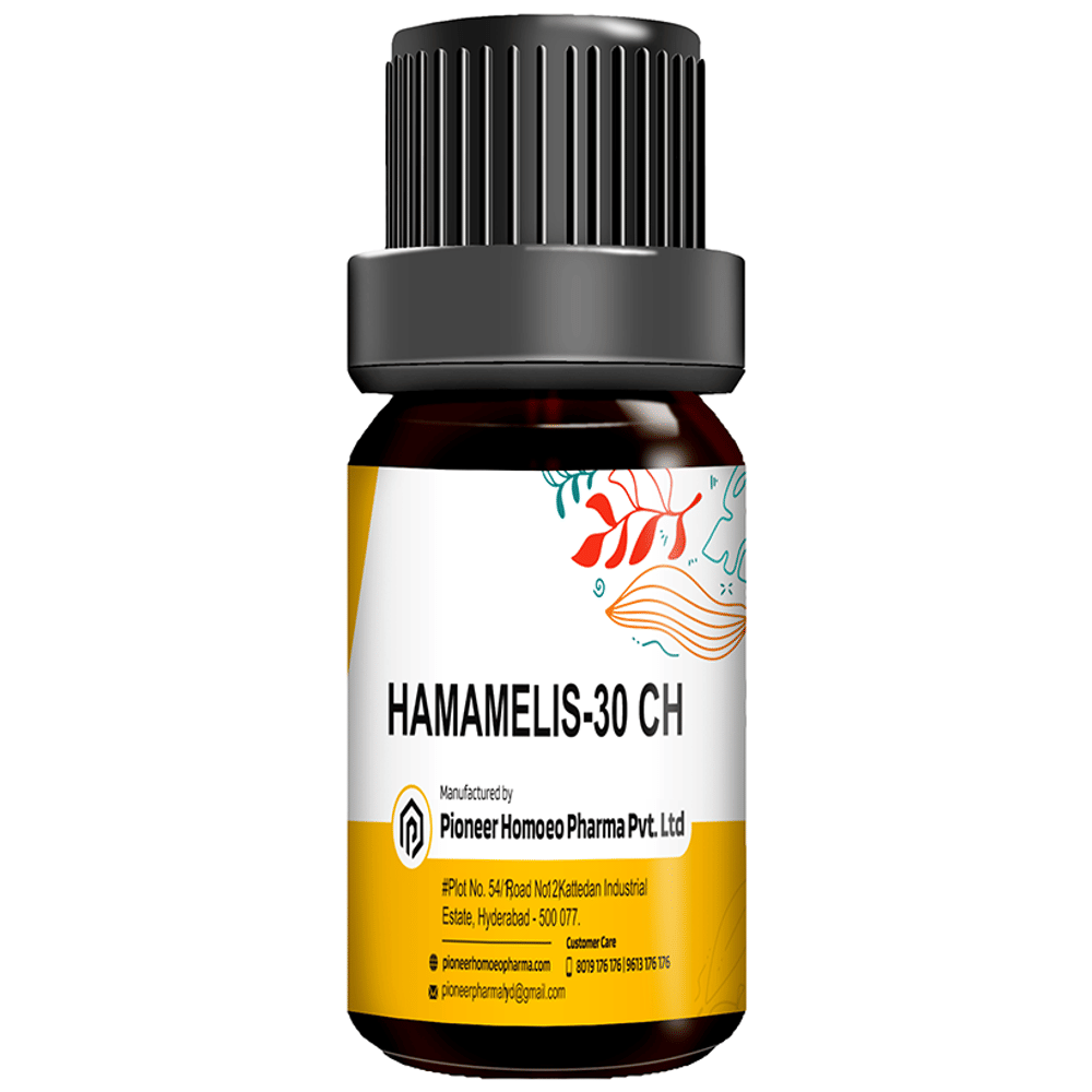 Pioneer Pharma Hamamelis Globules Pellets Multidose Pills 30 CH bottle of 150 tablets