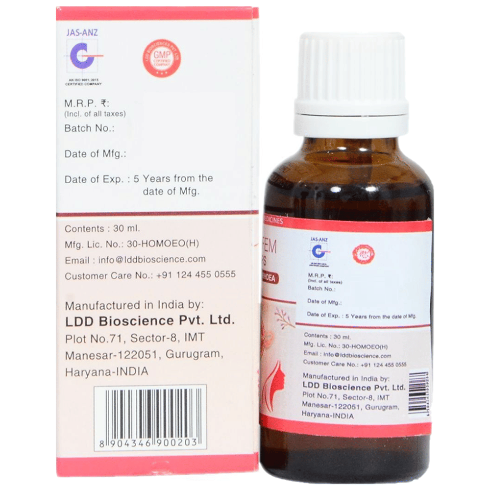 LDD Bioscience Lukofem Drop for Leucorrhoea bottle of 30 ml Drop
