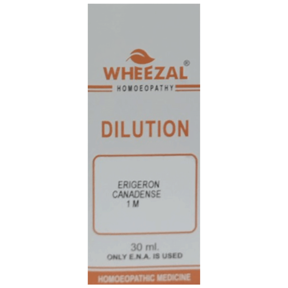 Wheezal Erigeron Canadensis Dilution 1M bottle of 30 ml Dilution Wheezal Erigeron Canadensis Dilution 1M bottle of 30 ml Dilution