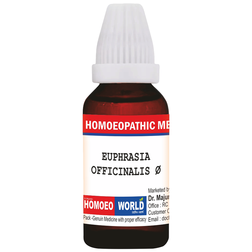 Dr. Majumder Homeo World Euphrasia Officinalis Mother Tincture (30ml Each) Q box of 1 Bottle