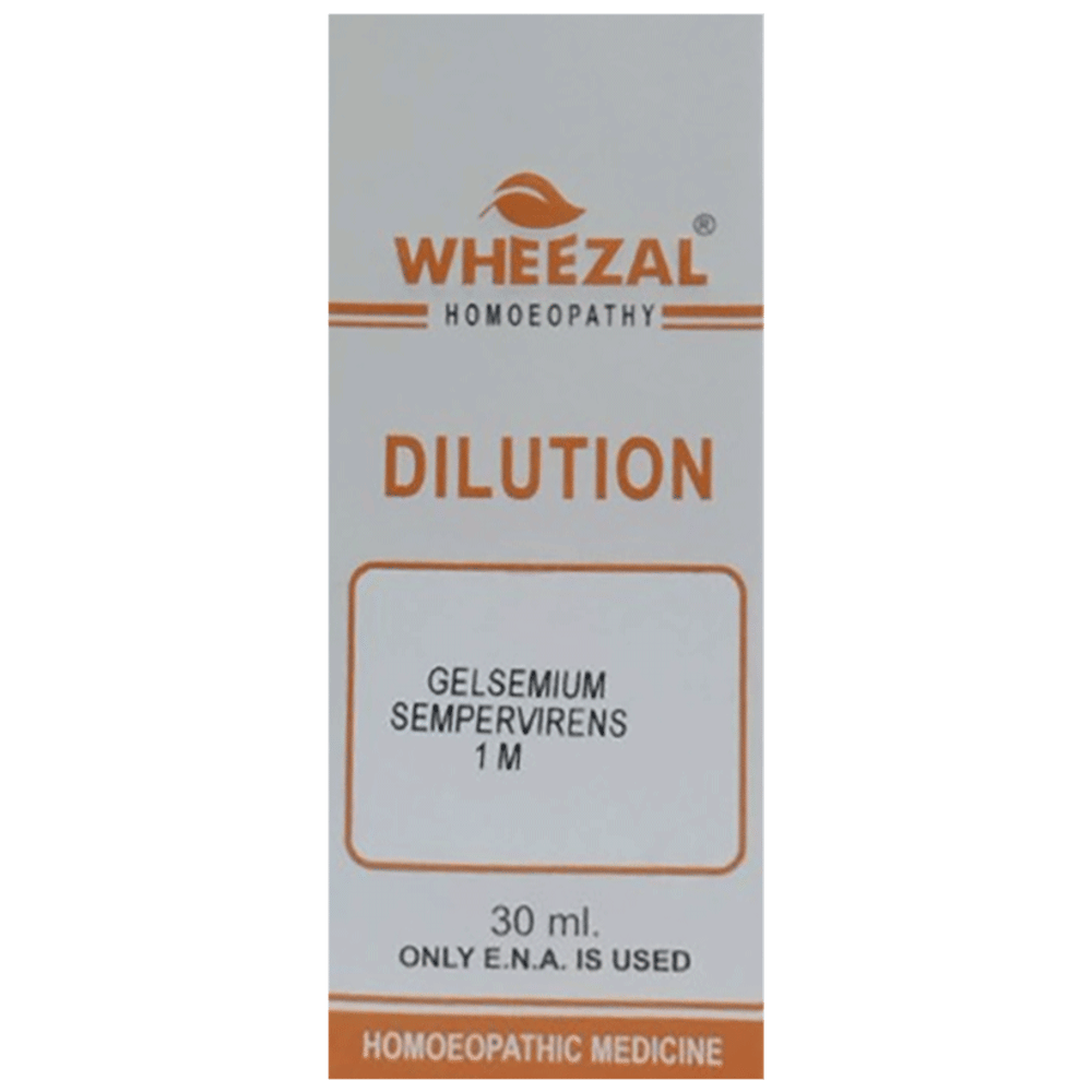 Wheezal Gelsimium Sempervirens Dilution 1M bottle of 30 ml Dilution