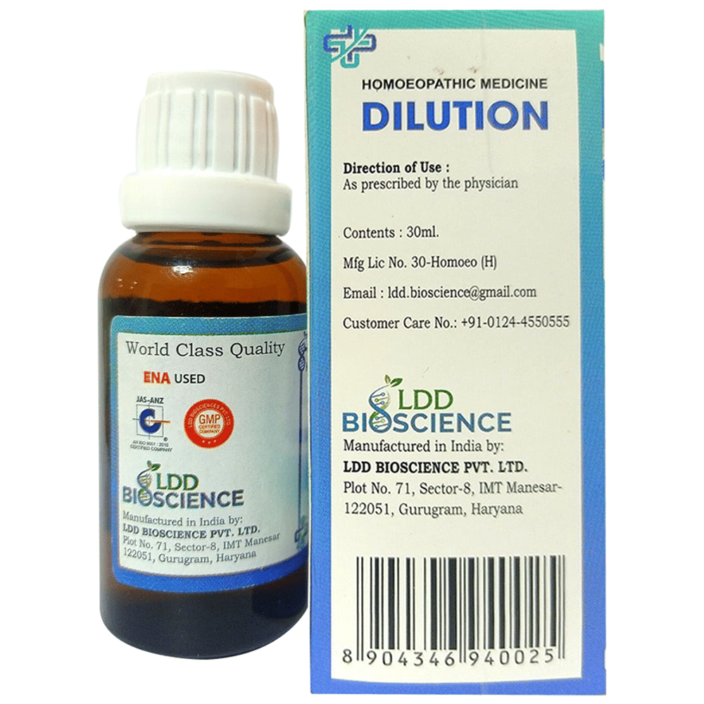 LDD Bioscience Scirrhinum Dilution 30 CH bottle of 30 ml Dilution LDD Bioscience Scirrhinum Dilution 30 CH bottle of 30 ml Dilution