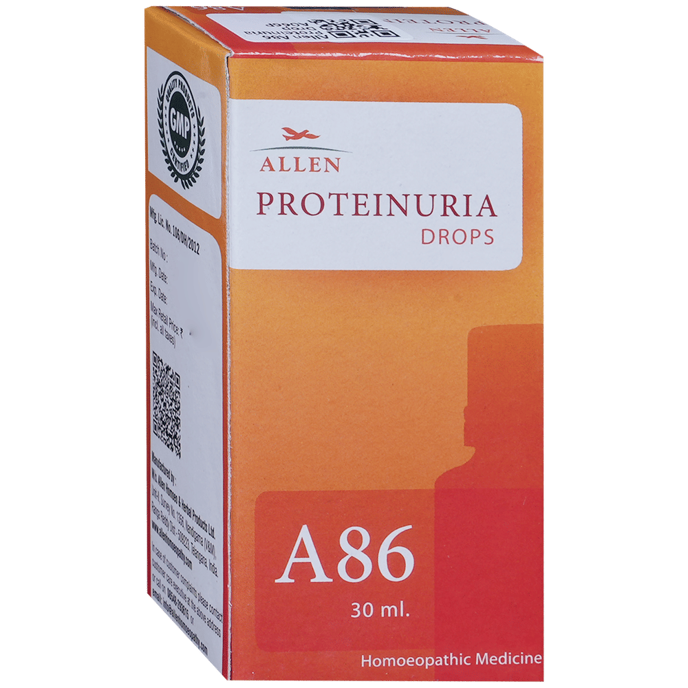 Allen A86 Proteinuria Drop bottle of 30 ml Drop