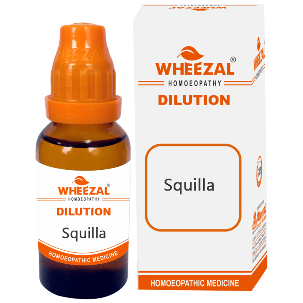 Wheezal Squilla Dilution 3X bottle of 30 ml Dilution